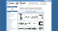 Desktop Screenshot of clearairtools.com